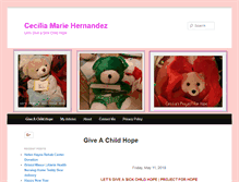 Tablet Screenshot of cecilia-marie.com